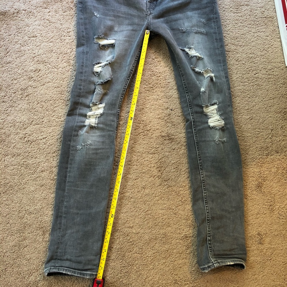 All Saints Gray Skinny Jeans - Picture 5 of 5